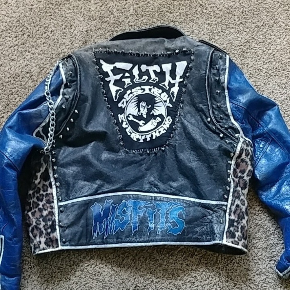 Punk Rock leather jacket